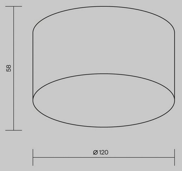Maytoni Lampa sufitowa zewnętrzna LED Zon, biała, Ø 12 cm, 3000 K, metal Zon, biały / opal, aluminium, nowoczesny