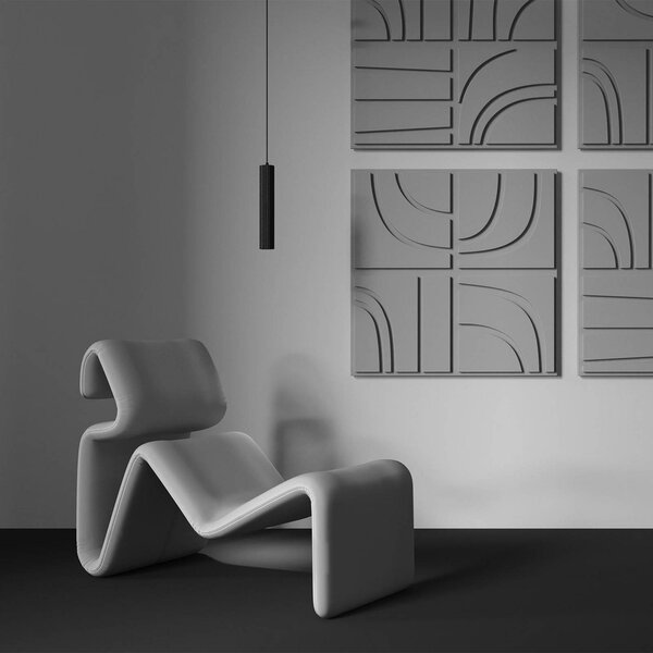 Maytoni Lampa wisząca Calipso, możliwość ściemniania, czarny, salon / jadalnia, aluminium, nowoczesny