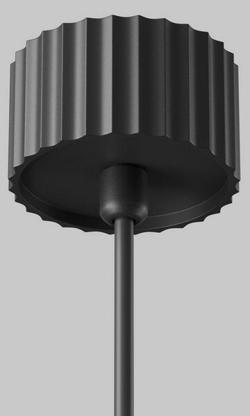 Maytoni Lampa wisząca Calipso, możliwość ściemniania, czarny, salon / jadalnia, aluminium, nowoczesny