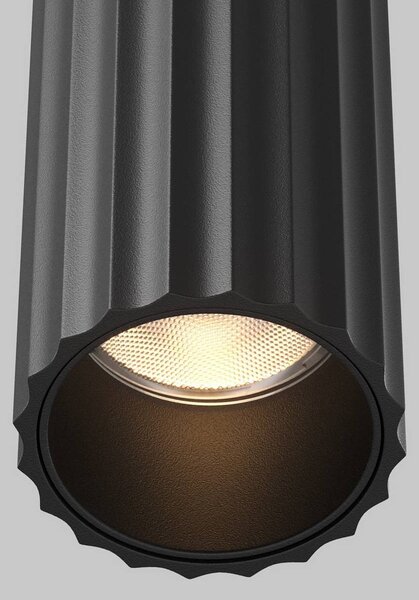 Maytoni Kinkiet LED Calipso, czarny, salon / jadalnia, aluminium, nowoczesny