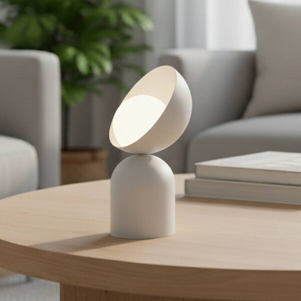 Lampa stołowa Boto LN1 EMIBIG LIGHTING, kremowy / amber, salon / jadalnia, metal, nowoczesny