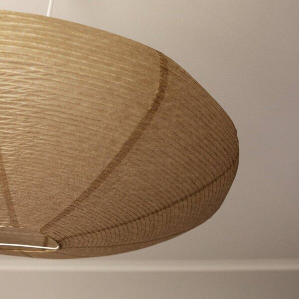 PR Home Lampa wisząca Yuni, możliwość ściemniania, kremowy / amber, salon / jadalnia, papier / lunolit / lunopal, skandynawski