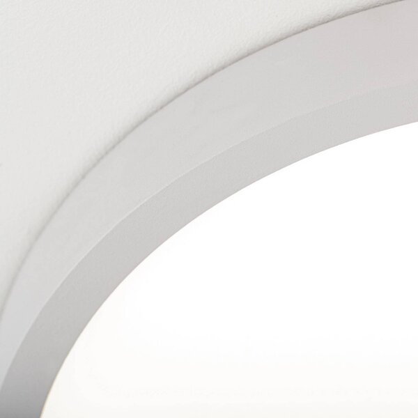ORION Lampa sufitowa LED Disc, możliwość ściemniania, biały / opal, salon / jadalnia, aluminium, nowoczesny