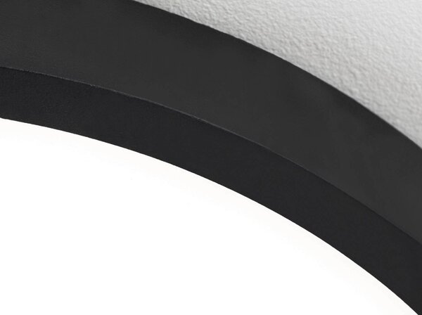 ORION Lampa sufitowa LED Disc, możliwość ściemniania, czarny, salon / jadalnia, aluminium, nowoczesny