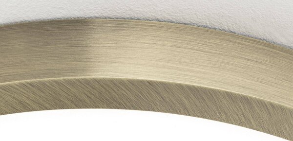 ORION Lampa sufitowa LED Disc, możliwość ściemniania, brązowy / mosiężny, salon / jadalnia, aluminium, nowoczesny