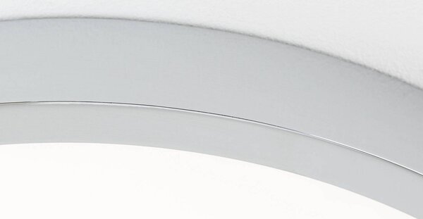 ORION Lampa sufitowa LED Disc, możliwość ściemniania, chromowy / srebrny, salon / jadalnia, aluminium, nowoczesny