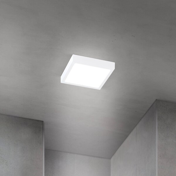 ORION Lampa sufitowa LED Disc, możliwość ściemniania, biały / opal, salon / jadalnia, aluminium, nowoczesny