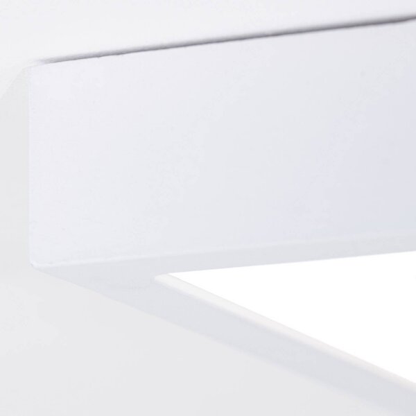 ORION Lampa sufitowa LED Disc, możliwość ściemniania, biały / opal, salon / jadalnia, aluminium, nowoczesny