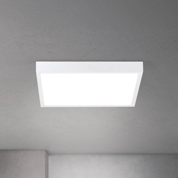 ORION Lampa sufitowa LED Disc, możliwość ściemniania, biały / opal, salon / jadalnia, aluminium, nowoczesny