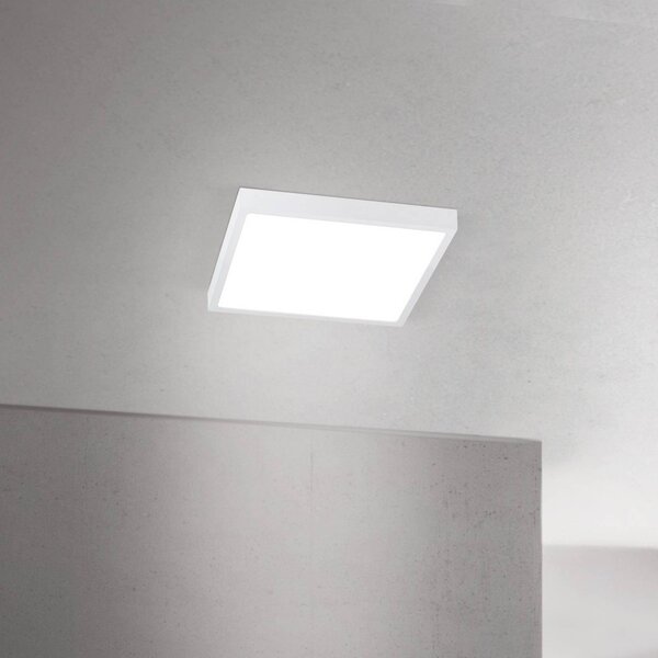 ORION Lampa sufitowa LED Disc, możliwość ściemniania, biały / opal, salon / jadalnia, aluminium, nowoczesny