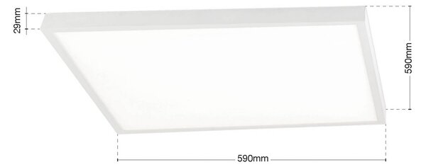 ORION Lampa sufitowa LED Disc, możliwość ściemniania, biały / opal, salon / jadalnia, aluminium, nowoczesny
