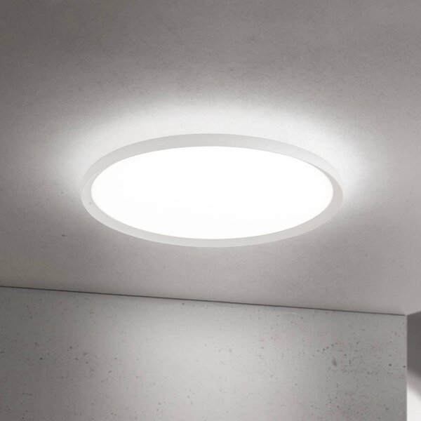 ORION Lampa sufitowa LED Kant, możliwość ściemniania, biały / opal, salon / jadalnia, aluminium, nowoczesny
