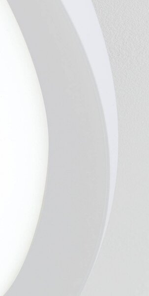 ORION Lampa sufitowa LED Kant, możliwość ściemniania, biały / opal, salon / jadalnia, aluminium, nowoczesny