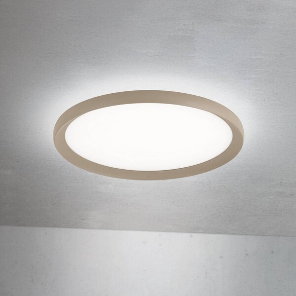 ORION Lampa sufitowa LED Kant, możliwość ściemniania, zielony, salon / jadalnia, aluminium, nowoczesny