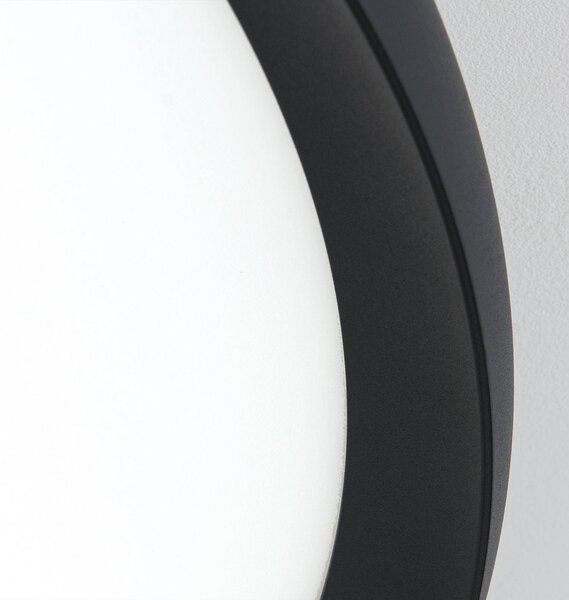 ORION Lampa sufitowa LED Kant, możliwość ściemniania, czarny, salon / jadalnia, aluminium, nowoczesny