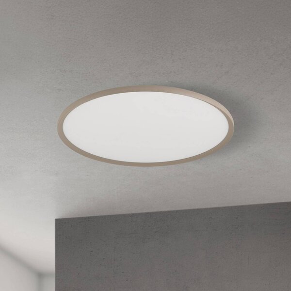 ORION Lampa sufitowa LED Kant, możliwość ściemniania, zielony, salon / jadalnia, aluminium, nowoczesny
