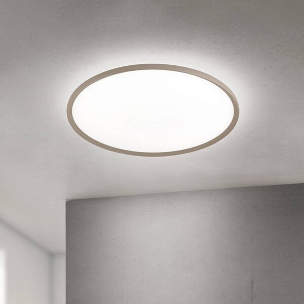 ORION Lampa sufitowa LED Kant, możliwość ściemniania, zielony, salon / jadalnia, aluminium, nowoczesny