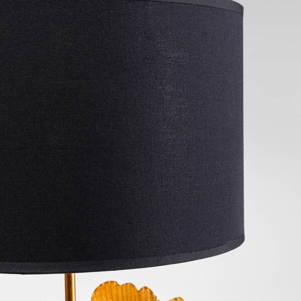 KARE Lampa stołowa design Flores, mosiężny / złoty, salon / jadalnia, metal, design