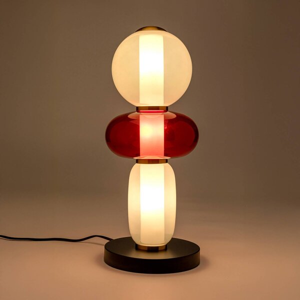 KARE Lampa stołowa design Sugar, multikolor, salon / jadalnia, szkło, design
