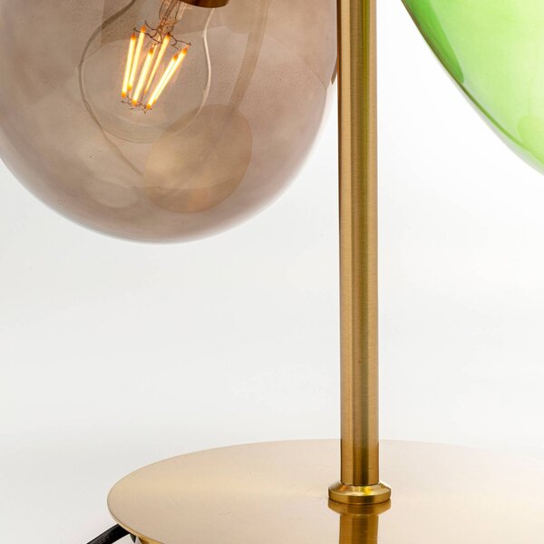 KARE Lampa stołowa design Balloon Dance, multikolor, salon / jadalnia, szkło, design
