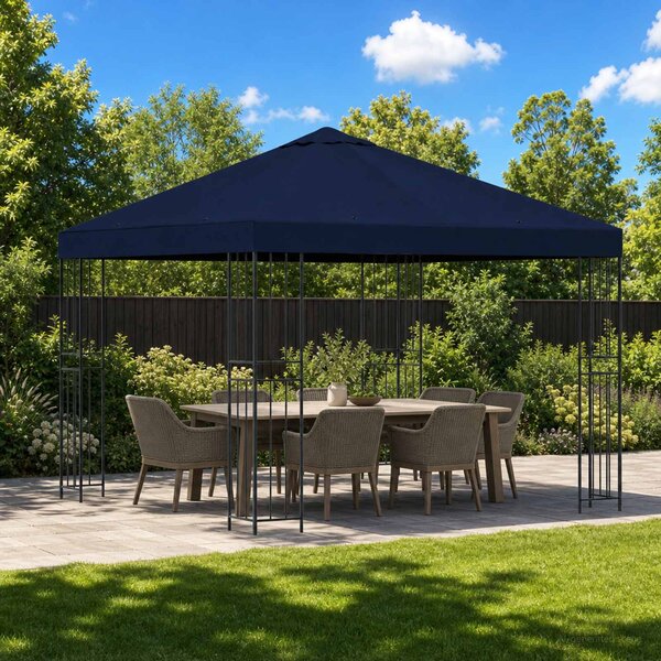 Altana 3 x 3 m niebieski Poliester i Stal 190 gsm