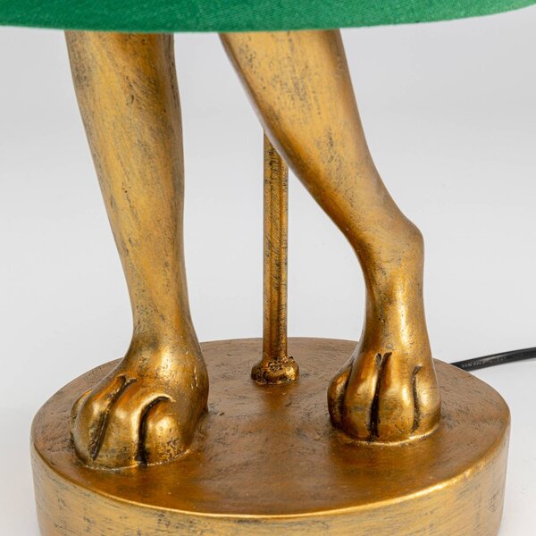 KARE Lampa stołowa Animal Rabbit, mosiężny / złoty, salon / jadalnia, tworzywo sztuczne, design