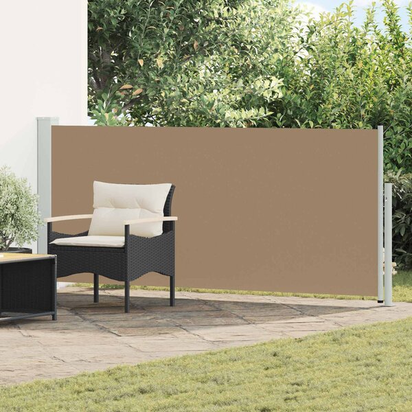 Rozkładany boczny markiz 120 x 300 cm Poliester Prostokątny