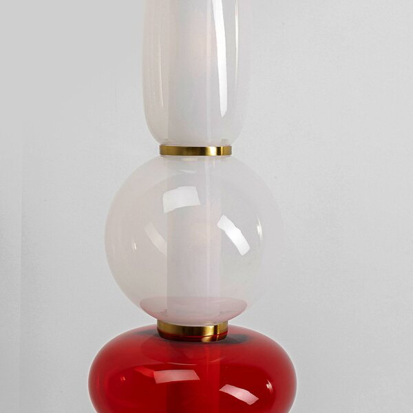 KARE Lampa stojąca designerska Sugar, multikolor, salon / jadalnia, szkło, design
