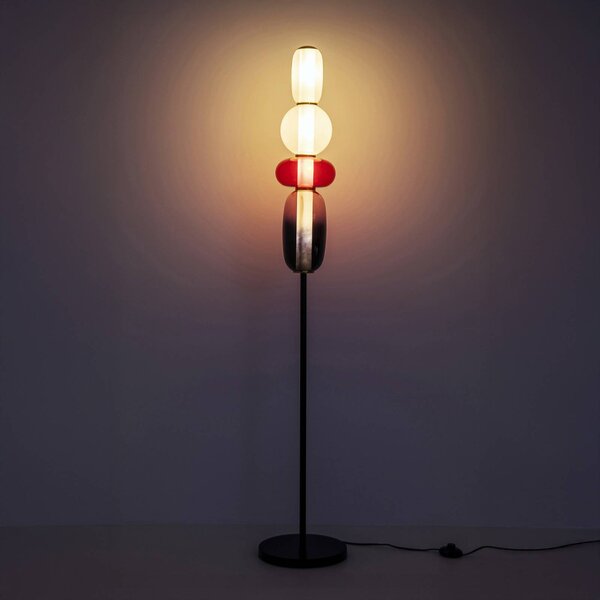 KARE Lampa stojąca designerska Sugar, multikolor, salon / jadalnia, szkło, design