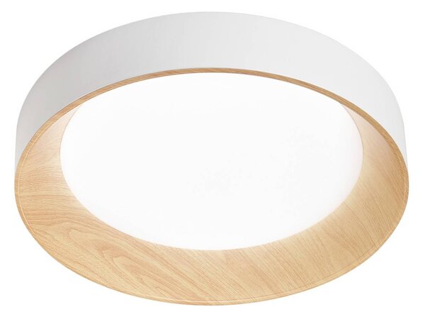 Luce Ambiente Design Lampa sufitowa LED Arka, biały / opal, salon / jadalnia, metal, nowoczesny