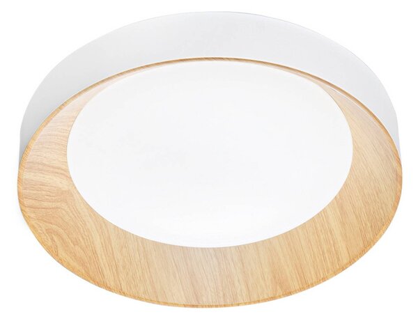 Luce Ambiente Design Lampa sufitowa LED Arka, biały / opal, salon / jadalnia, metal, nowoczesny
