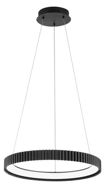 Luce Ambiente Design Lampa wisząca Niike, czarny, salon / jadalnia, metal, nowoczesny