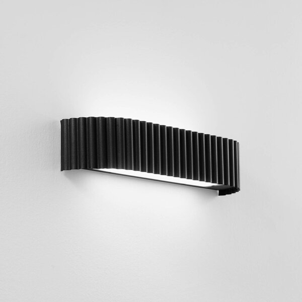 Luce Ambiente Design Kinkiet LED Niike, czarny, salon / jadalnia, metal, nowoczesny