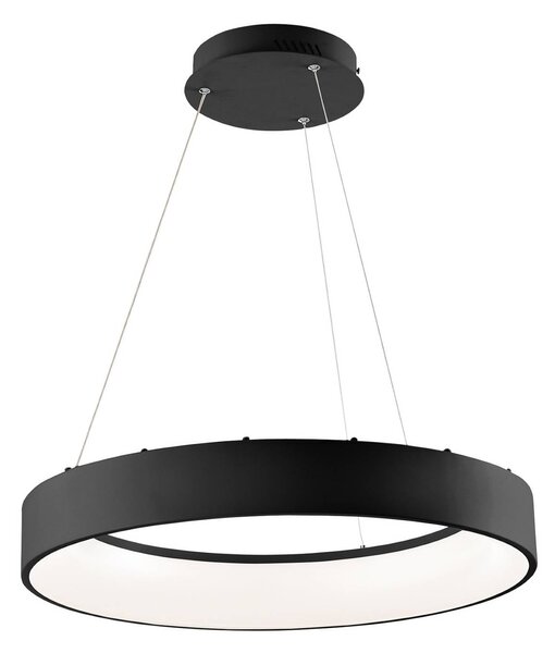 Luce Ambiente Design Lampa wisząca Noah, czarny, salon / jadalnia, aluminium, nowoczesny