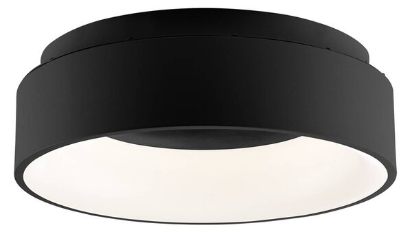 Luce Ambiente Design Lampa sufitowa LED Noah, czarny, salon / jadalnia, aluminium, nowoczesny