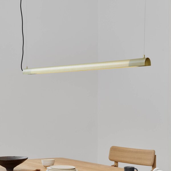 GEJST Lampa wisząca designerska Radent, mosiężny / złoty, salon / jadalnia, metal