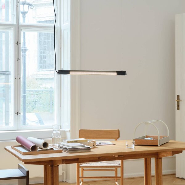 GEJST Lampa wisząca designerska Radent, czarny, salon / jadalnia, metal