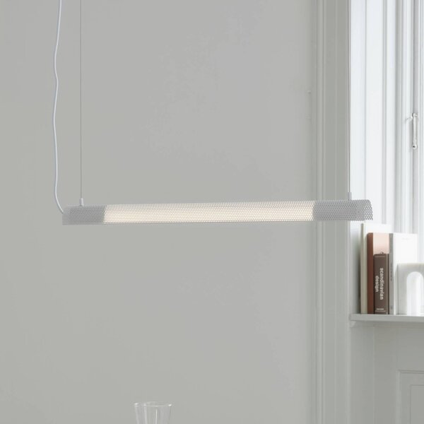 GEJST Lampa wisząca designerska Radent, biały / opal, salon / jadalnia, metal