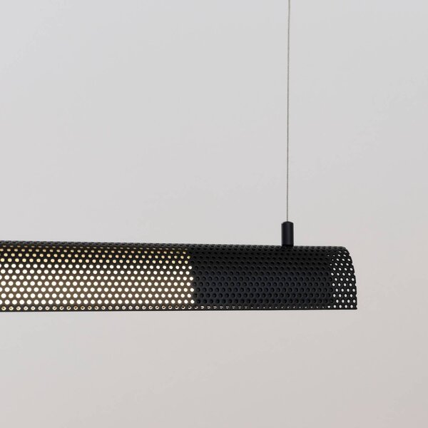 GEJST Lampa wisząca designerska Radent, czarny, salon / jadalnia, metal