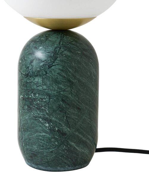 Lampa stołowa Lennes Lindby, zielony, salon / jadalnia, kamień, nowoczesny