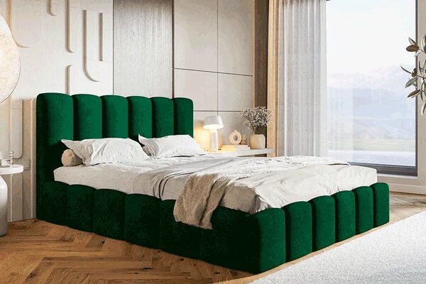 Łóżko tapicerowane welurem 160x200 W4-Z76