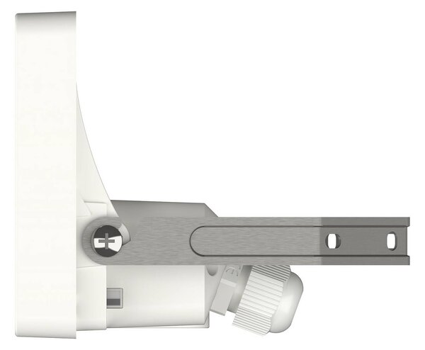 Theben Reflektor zewnętrzny LED theLeda B20 dual, biały, IP65, biały / opal, aluminium