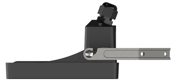 Theben LED-Außenwandstrahler theLeda B30 dual, czarny, IP65, czarny, aluminium