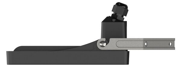 Theben LED-Außenwandstrahler theLeda B100 dual, czarny, czarny, aluminium