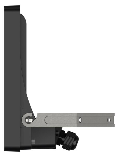 Theben LED-Außenwandstrahler theLeda B100 dual, czarny, czarny, aluminium