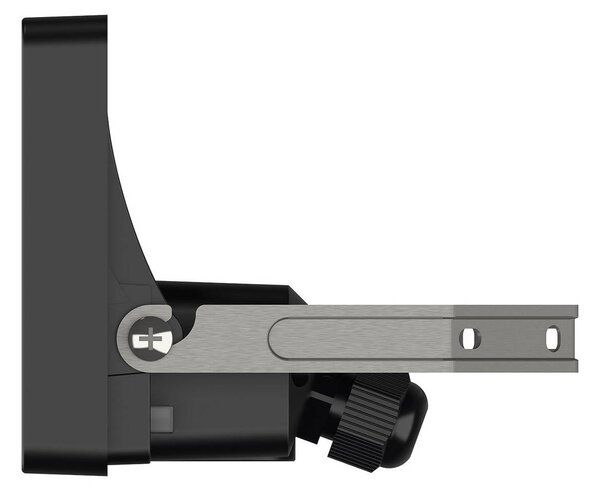 Theben LED-Außenwandstrahler theLeda B20 dual, czarny, IP65, czarny, aluminium