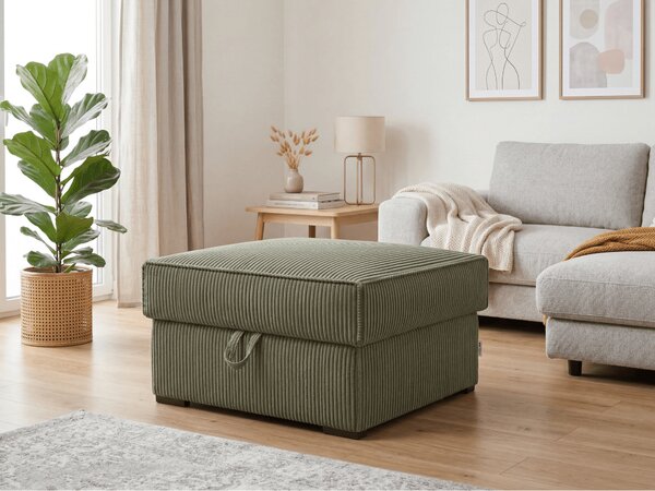 Pufa SMART COSARO z miejscem do przechowywania 65x65 cm, miętowa