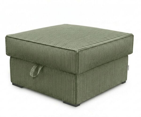Pufa SMART COSARO z miejscem do przechowywania 65x65 cm, miętowa