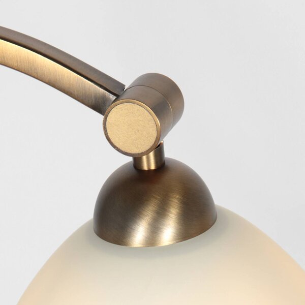 Steinhauer Lampa stojąca Anthea, brązowy / mosiężny, salon / jadalnia, metal
