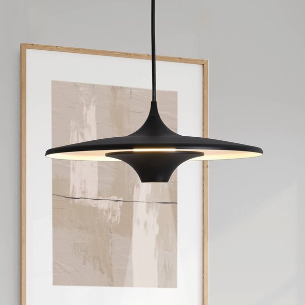 Viokef Lampa wisząca Rene, czarny, salon / jadalnia, metal, nowoczesny
